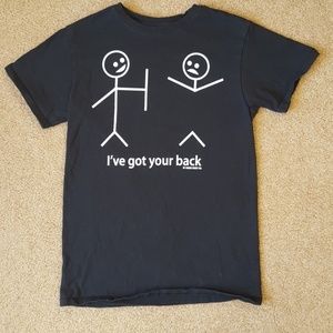 Humorous T-shirt I've Got Your Back